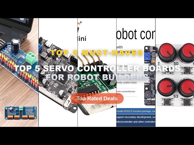 Don't Buy Top 5 Servo Controller Boards For Robot Builders Before Watching This! - 4/6/8 Ways Servo