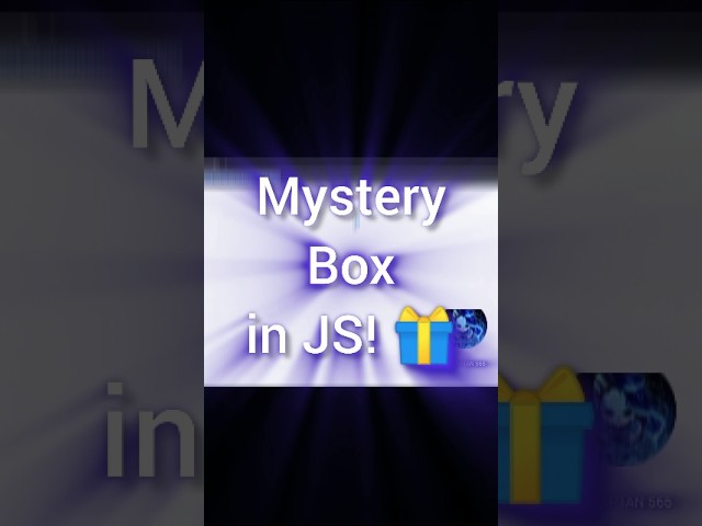 I Coded a Mystery Box in JS! 🎁 | #shorts #coding