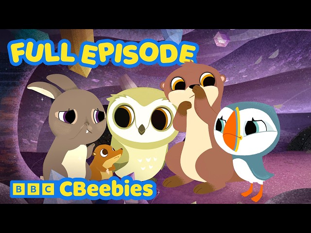 Puffin Rock | A Night at the Bat Cave 🦇🌙 | Full Episode | CBeebies