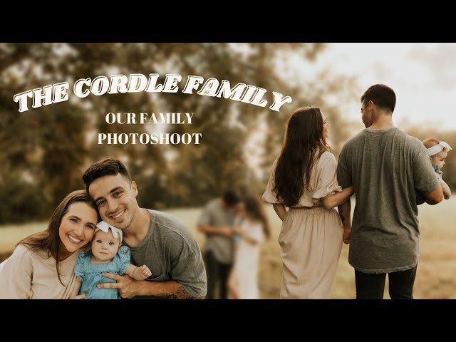 DAY IN THE LIFE | family photoshoot | The Cordle family