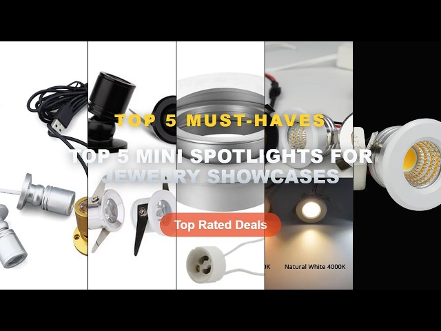 Top 5 Best Top 5 Mini Spotlights For Jewelry Showcases (Must Have!) - Mini LED Spot Downlights COB 3