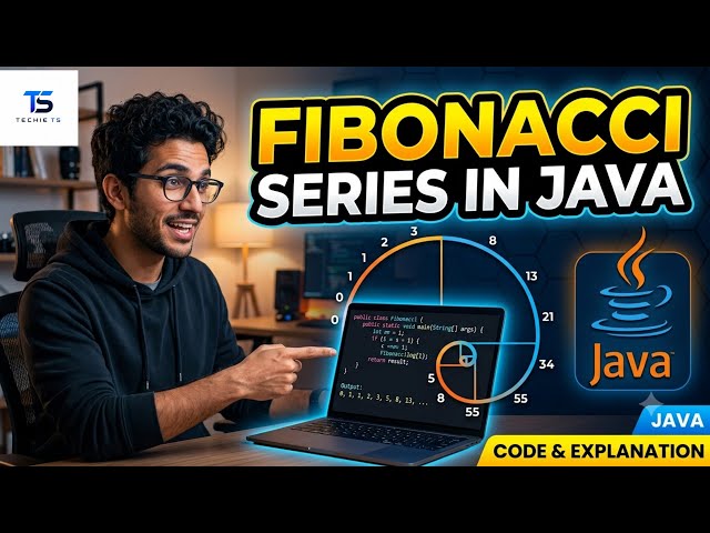 Fibonacci Series Program in Java | Java Programming for Beginners #fibonacci #java 