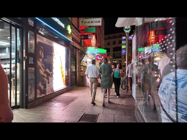 🔴 Paris Nightlife 24/7 🔴 Moulin Rouge & Montmartre 🇫🇷 Summer City Ambience 4K Walking | Pre-Recorded