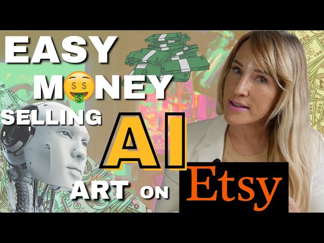MAKE EASY MONEY SELLING AI ART on ETSY (New Risk Free Method)