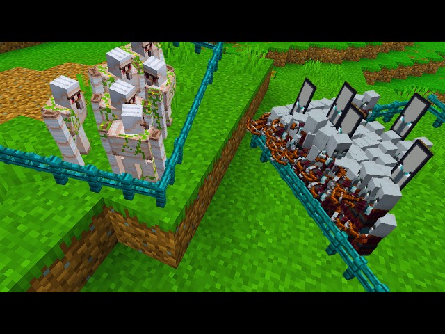 I Built An Unstoppable Iron Golem Army In Minecraft