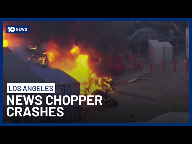 Three People Killed After NBC News Helicopter Crashes During Live Broadcast | 10 News