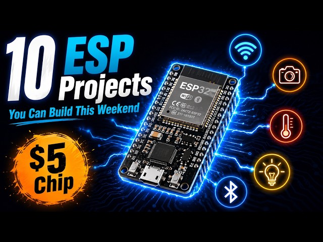 10 ESP Projects That Will Make You Say "Why Didn't I Build This Sooner?" #esp32