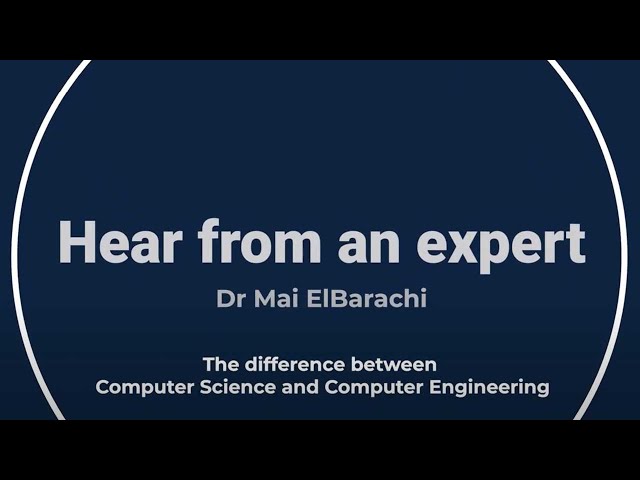 The difference between Computer Science and Computer Engineering