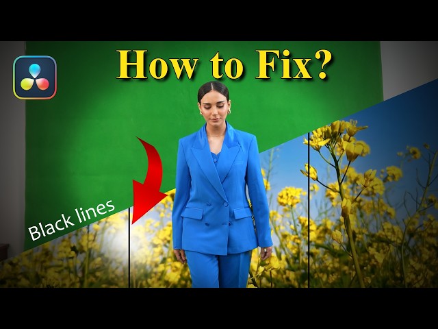 The correct way to remove unwanted objects from green screen in davinci resolve 21
