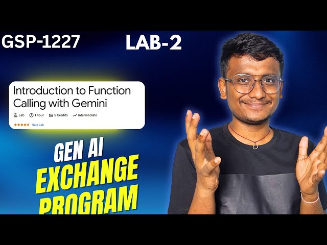 LAB-2|| GSP1227|| 🔥🔥 Introduction to Function Calling with Gemini"🔥🔥