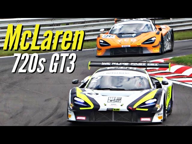 McLaren 720s GT3 - On Track Action! [HD]