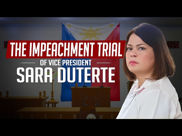 Day 20: Impeachment trial of Vice President Sara Duterte