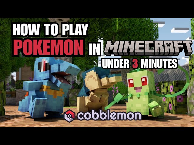 How to Play Pokémon in Minecraft (In Under 3 Minutes)