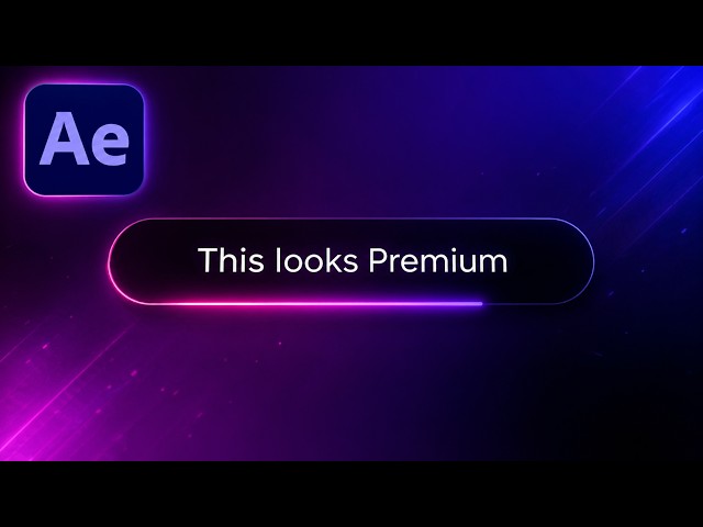 Sleek Modern Stroke Animation in After Effects | Tutorial