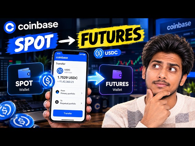 Coinbase Main Wallet to Futures Wallet USDC Transfer | Complete Beginner Guide