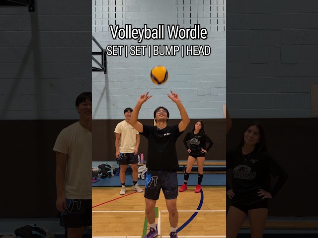 How did they see it!?! | Volleyball Wordle pt.99
