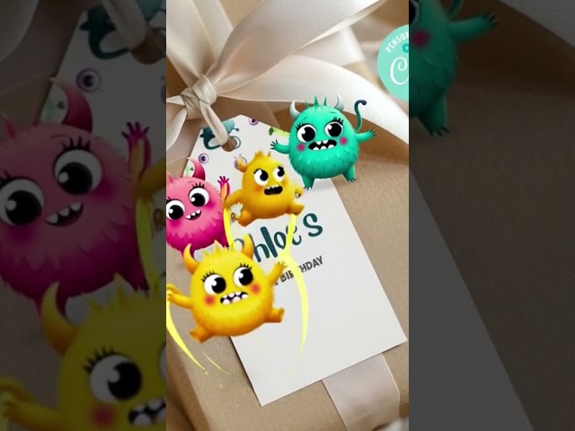 Don't forget to add these #birthday #favortags #littlemonster #editabletemplate #party