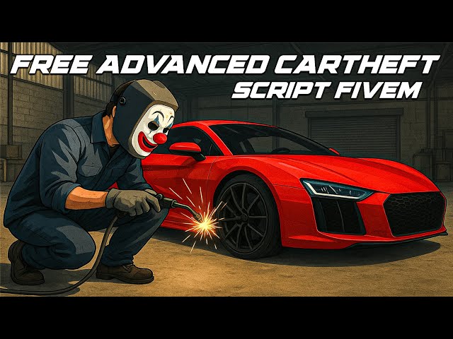 Free Cartheft Script Fivem | Advanced Vehicle Robbery | Qbcore framework