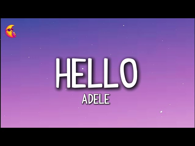Adele - Hello (Lyrics)