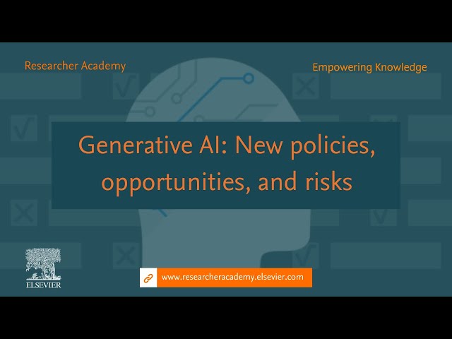 Generative AI: new policies, opportunities, and risks