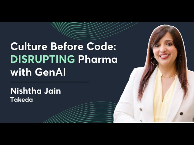 💊 Culture Before Code: DISRUPTING Pharma with GenAI