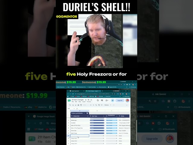 D2R RotW - Duriel's Shell (Holy Freeze To Match Duriel)