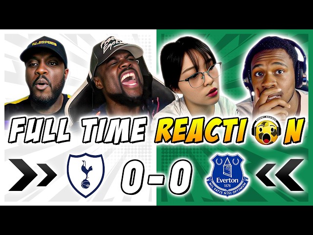 Spurs Fans FUMING 🤬 Full Time Reactions to Tottenham 0-0 Everton | Premier League Fan Reactions
