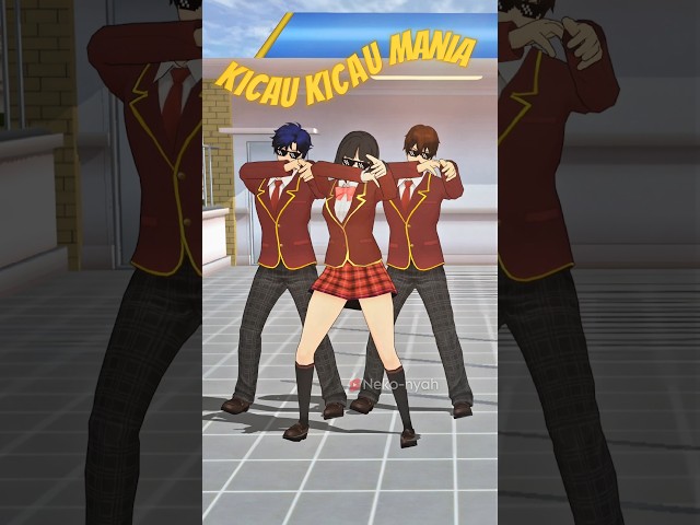 Kicau Mania with the Best Trio 😎 #sakuraschoolsimulator #shorts #trending #viral #video #dance #meme