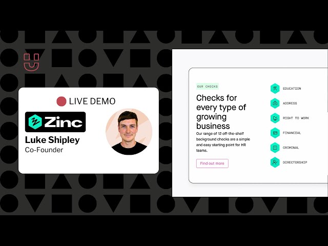 Zinc: the all-in-one employment background-checking software demo