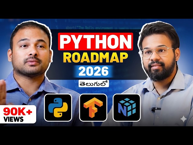 Complete Python Developer Roadmap 2026 ( Zero to Expert ) in Telugu