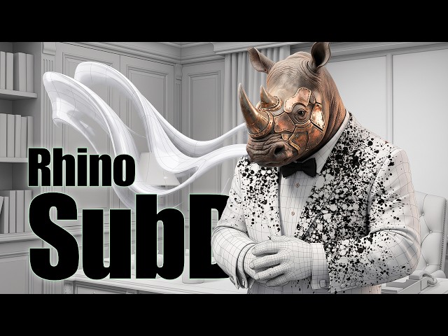 Rhino SubD Tutorial for Beginners | Complete Subdivision Modeling Guide