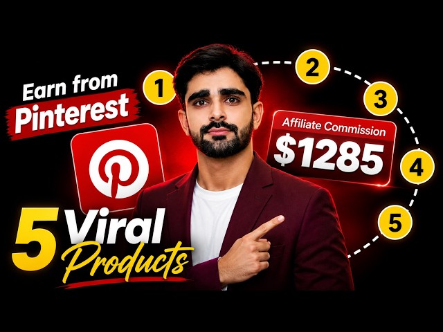 Pinterest Affiliate Marketing | 5 Viral Products To Earn Commission From Pinterest