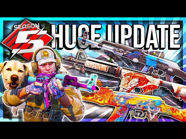 HUGE CS2 SEASON 5 ARMORY UPDATE (NEW SKINS AND MAPS)