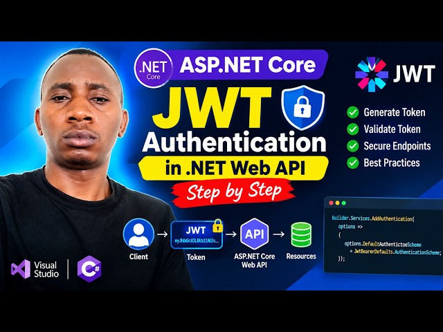 JWT Authentication in .NET  Web API | ASP.NET Core  JWT Tutorial Step by Step