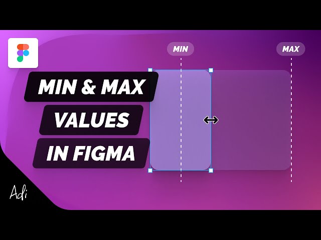 Figma Auto Layout: Working with Min and Max Values