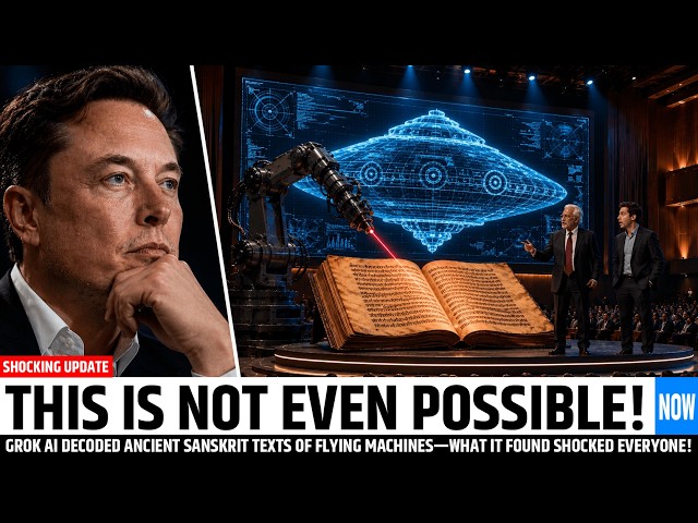 Grok AI Decoded Ancient Sanskrit Texts of Flying Machines—What It Found Shocked Everyone!