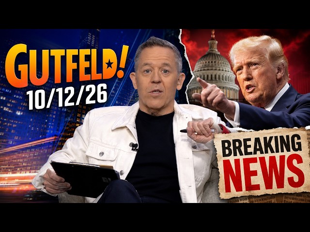 Gutfeld! 10/12/26 Greg Gutfeld FULL END SHOW | ᗷᖇEᗩKIᑎG ᑎEᗯS Tᖇᑌᗰᑭ October 12, 2026