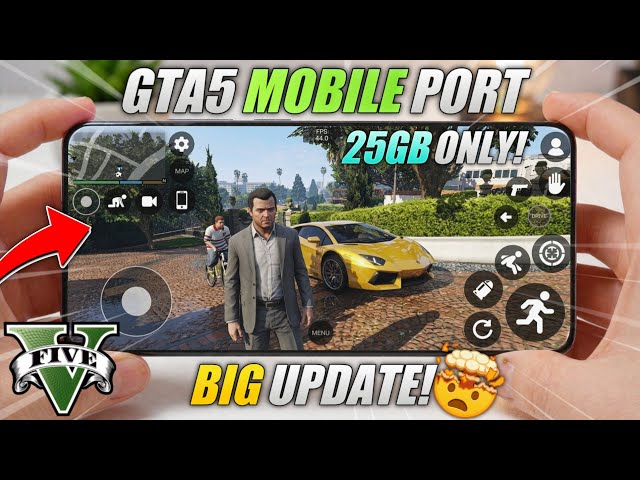 🔥 GTA 5 Mobile Port Is HERE!! (26GB ONLY!!) – UPDATE 💯 | GTA 5 Android Port 