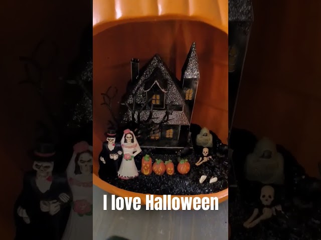 I love Halloween! Time to decorate 🎃 #halloween #decorations #decorate #spooky #pumpkin #diy #craft