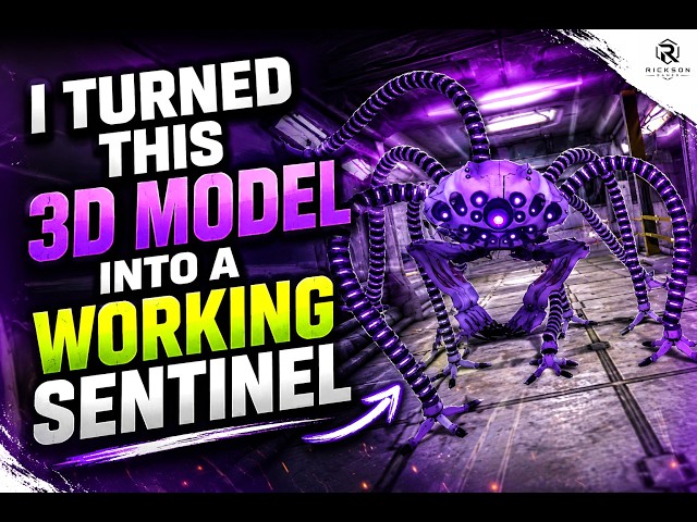 I Turned This 3D Model Into a WORKING Sentinel