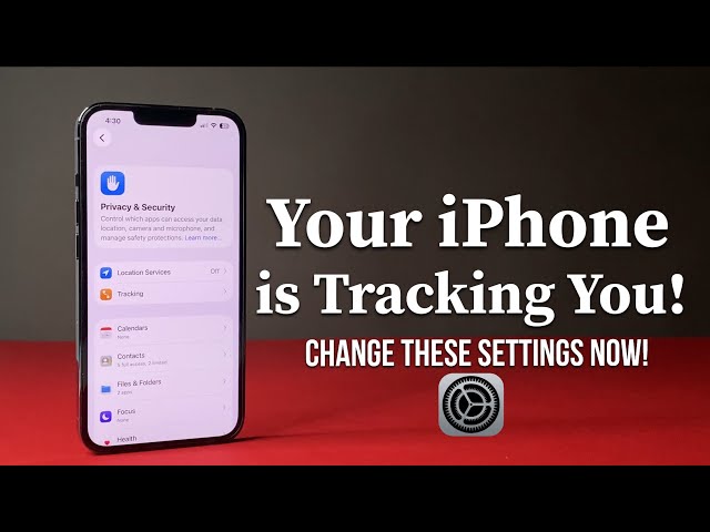 iPhone Privacy & Security Settings You MUST Change Now!