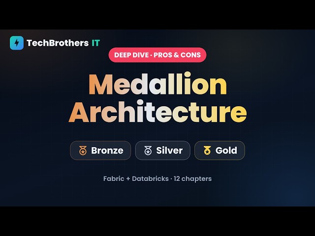 Medallion Architecture Explained (Bronze, Silver, Gold) | Pros, Cons & Anti-Patterns