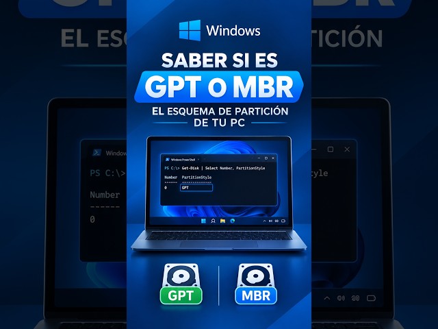 How to Tell If Your PC Disk Is MBR or GPT 🔍 Partition Scheme ✅ #windows #computer #hack