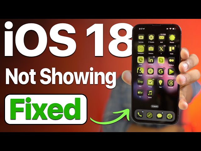 iOS 18 Beta Not Showing on iPhone Fixed - How to Fix iOS 18 Beta Update Not Showing on iPhone?