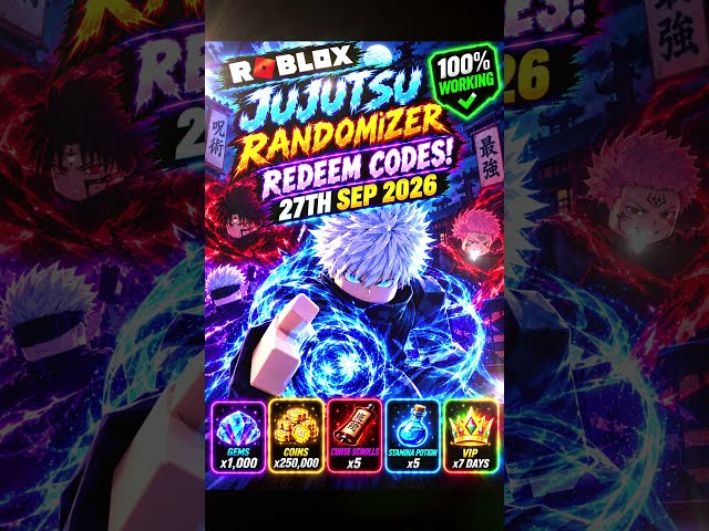 Jujutsu Randomizer Redeem Codes | Jujutsu Randomizer Codes
