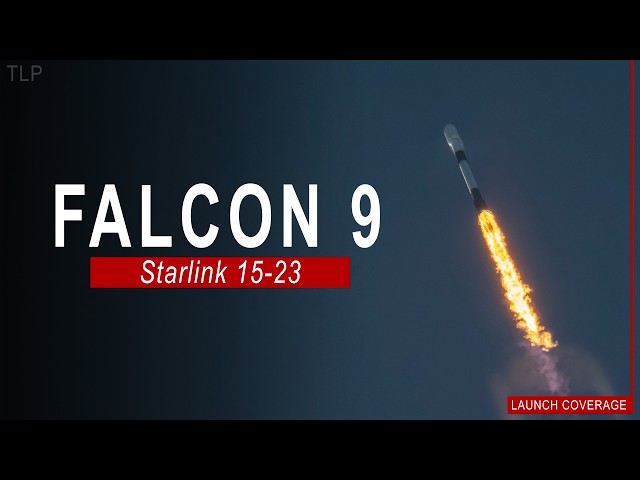 SpaceX Launches Starlink 15-23 Mission from California
