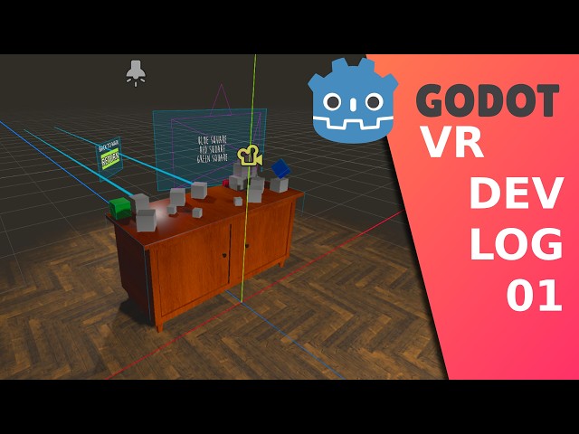 Godot VR Dev Blog 01: We have a level!