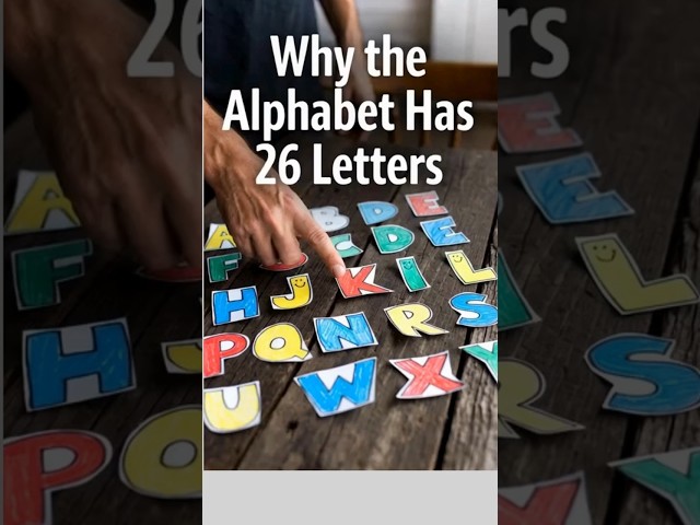 Why the Alphabet Has 26 Letters
