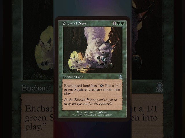 A BAJILLION SQUIRRELS??? cheeky infinite combo 😉 #mtg #magicthegathering #edh commander