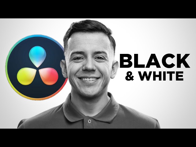 How to Black and White in DaVinci Resolve